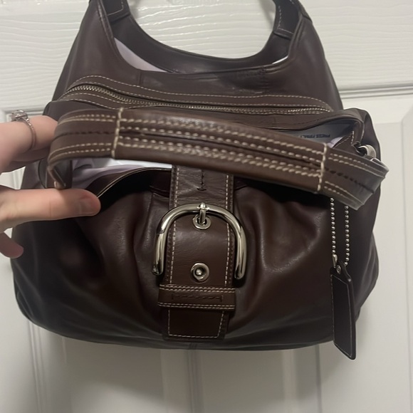 Coach Lynn Soho Brown Sholder Bag - Picture 10 of 11